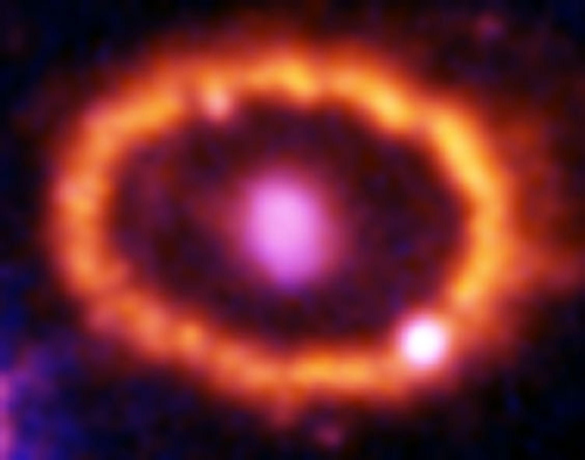 Ring Around Supernova 1987A (SN1987A) - July 10, 1997