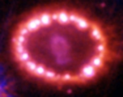 Ring Around Supernova 1987A (SN1987A) – November 28, 2003