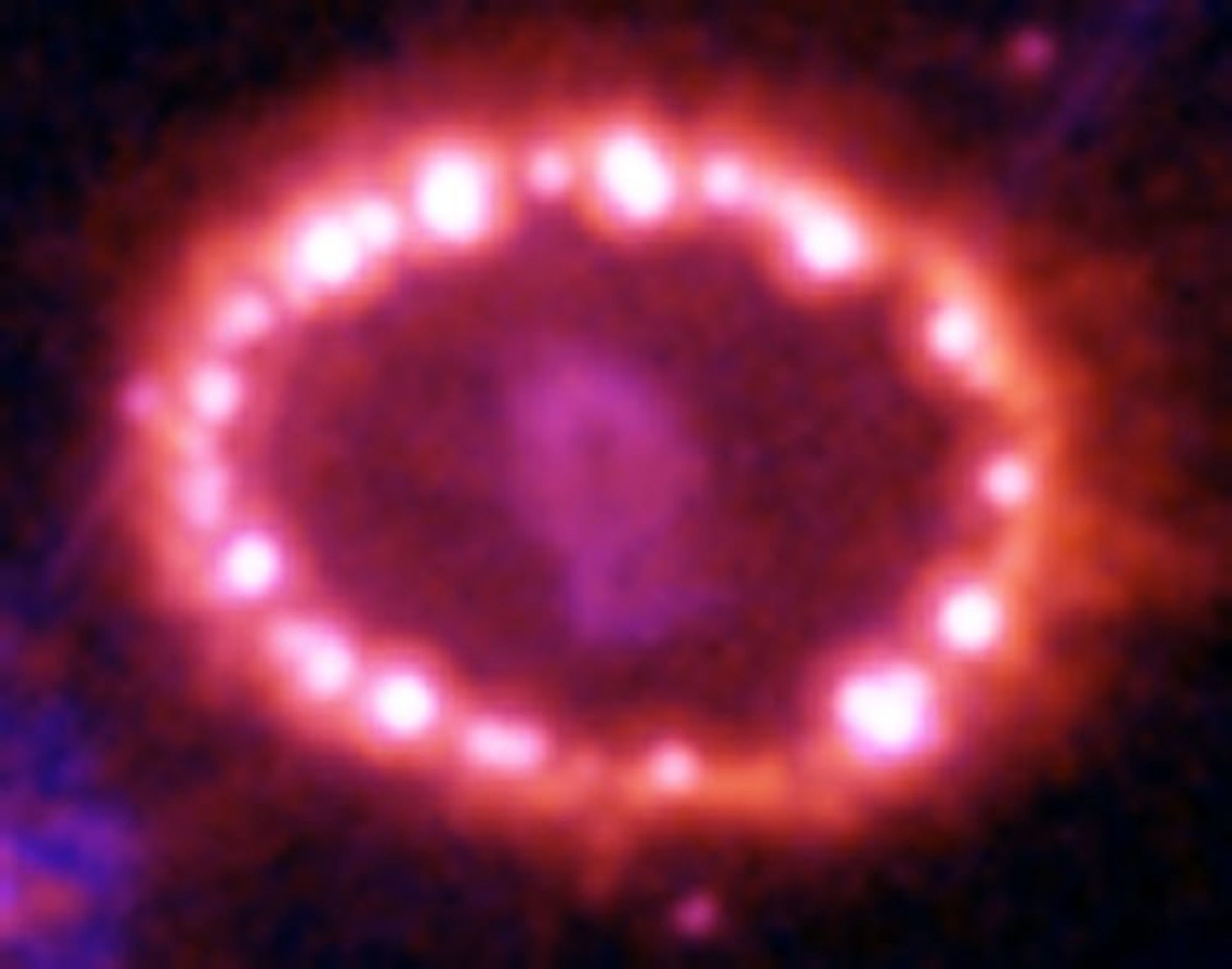 Ring Around Supernova 1987A (SN1987A) - August 12, 2003