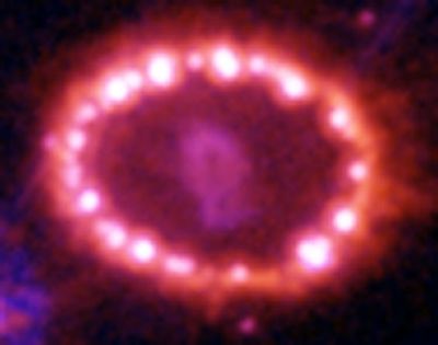 Ring Around Supernova 1987A (SN1987A) – August 12, 2003