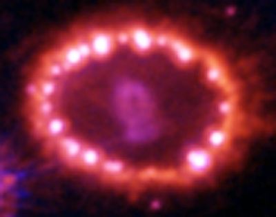 Ring Around Supernova 1987A (SN1987A) – January 5, 2003