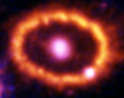 Ring Around Supernova 1987A (SN1987A) – February 6, 1996