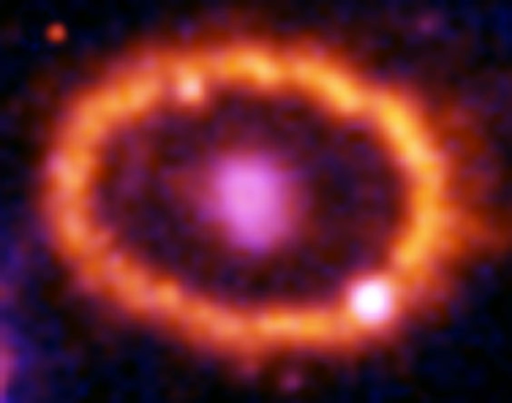 Ring Around Supernova 1987A (SN1987A) - February 6, 1998