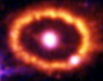 Ring Around Supernova 1987A (SN1987A) – March 5, 1995