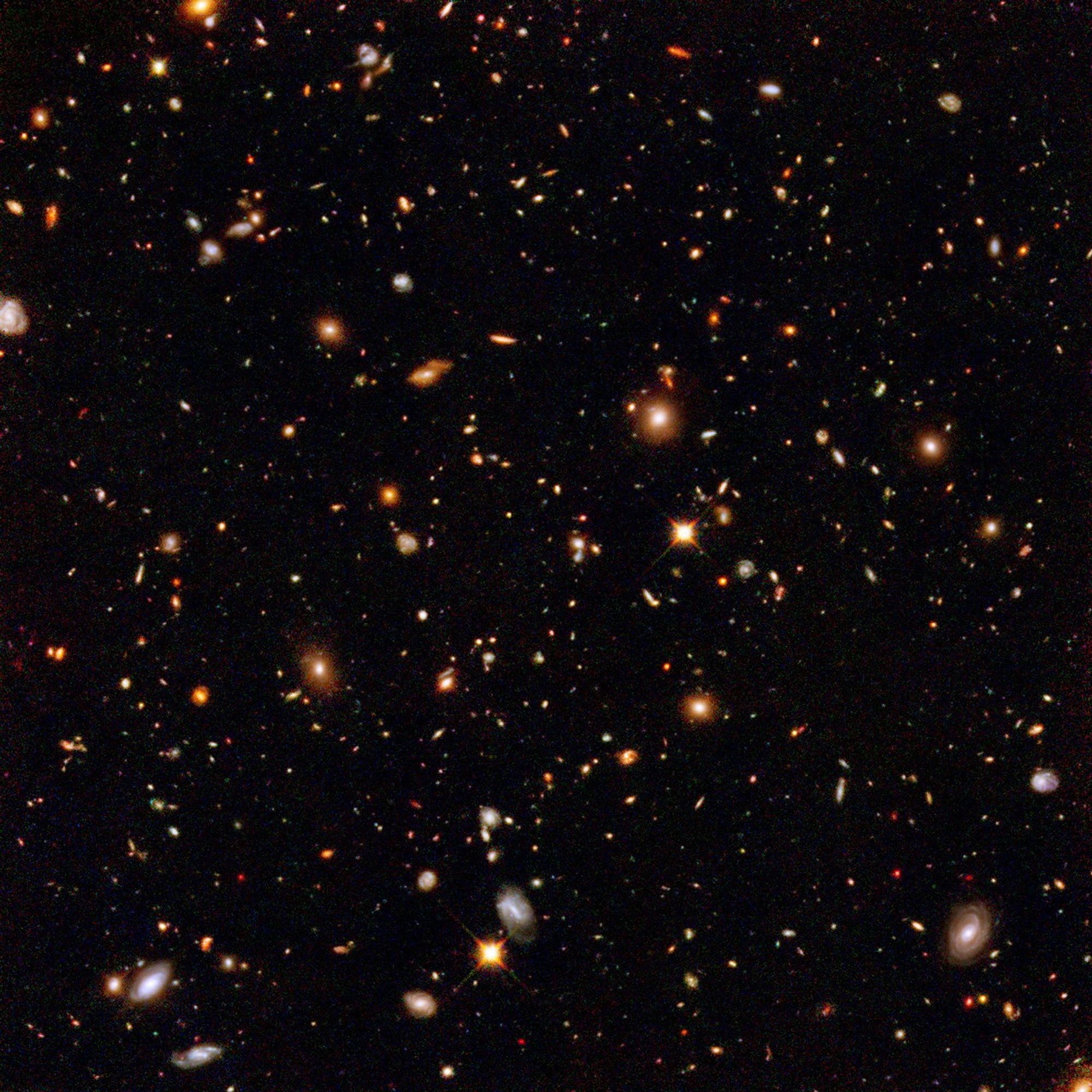 Hubble Ultra Deep Field Infrared View of Galaxies Billions of Light-Years Away