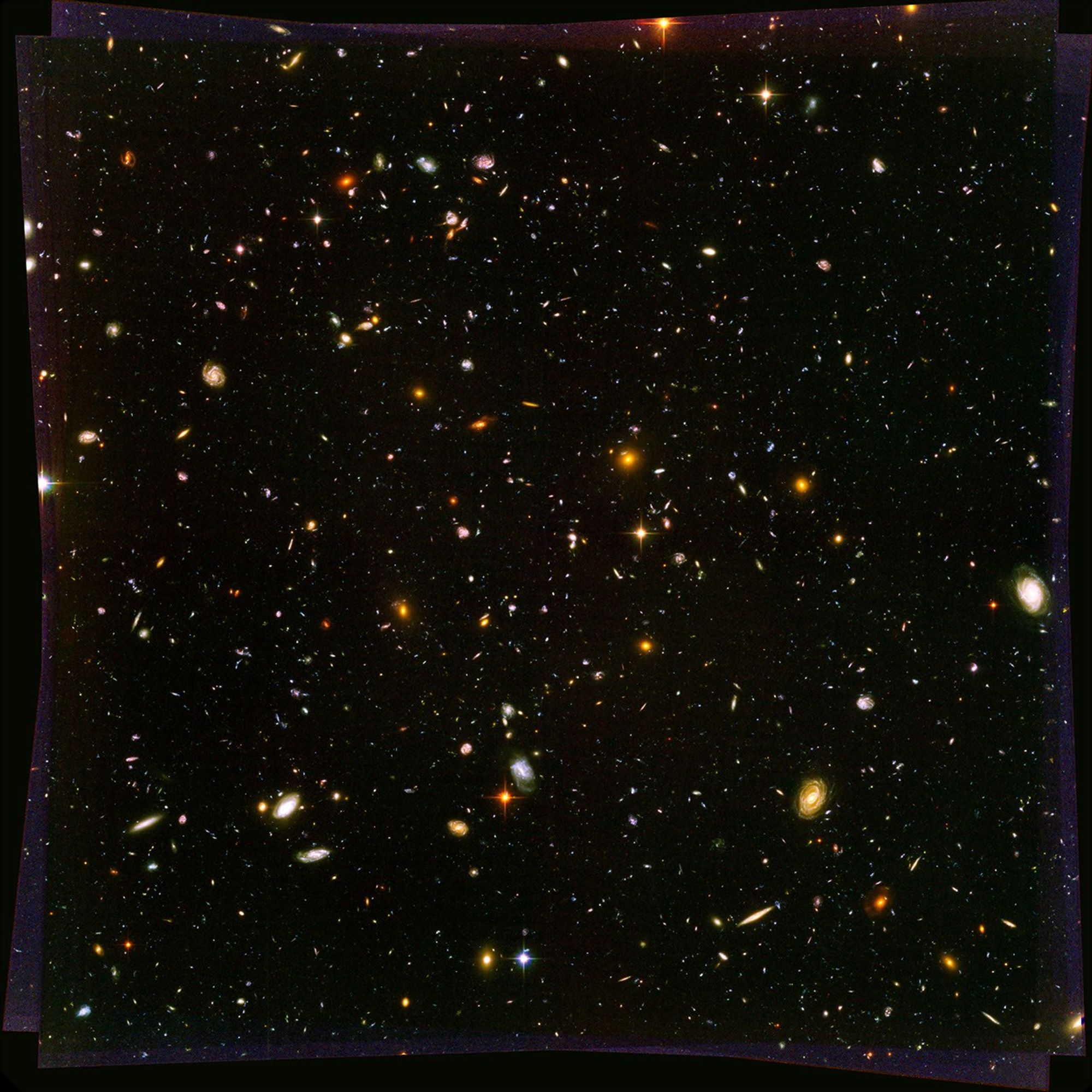 One-Fourth-Sized Version of the Uncropped Hubble Ultra Deep Field