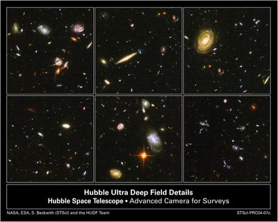 A Sampling of Galaxies From the Hubble Ultra Deep Field Image