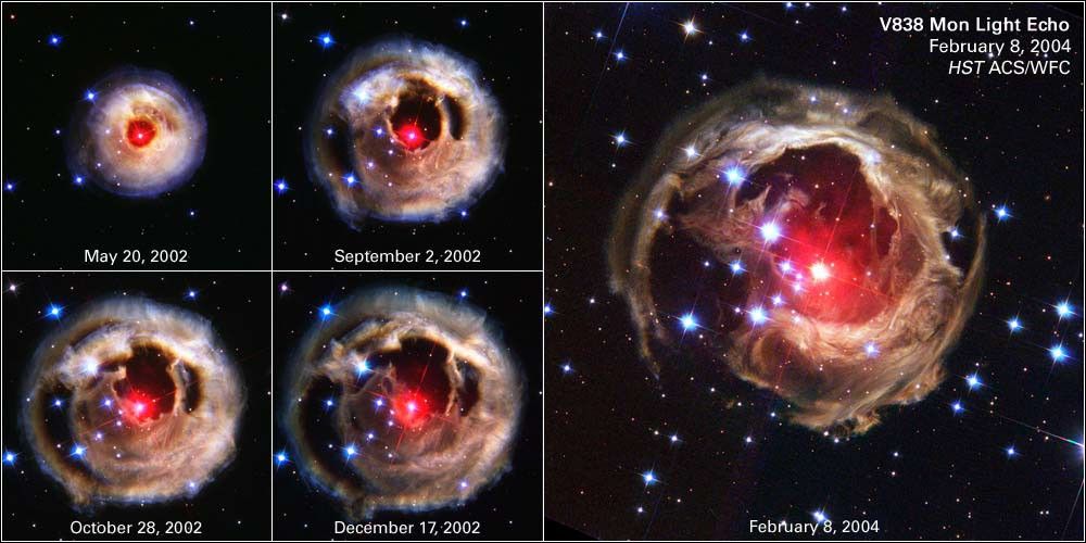 Expanding Flash From Supergiant Star V838 Monocerotis (V838 Mon)