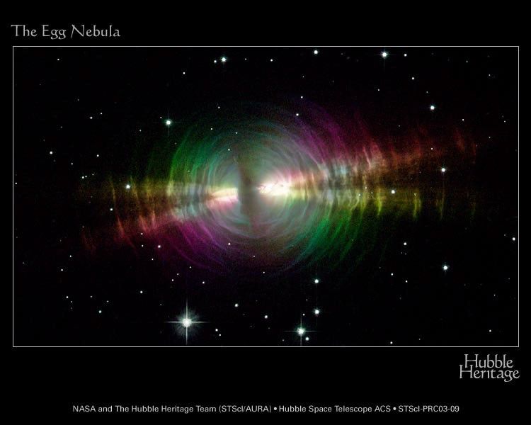 Rainbow Image of a Dusty Star