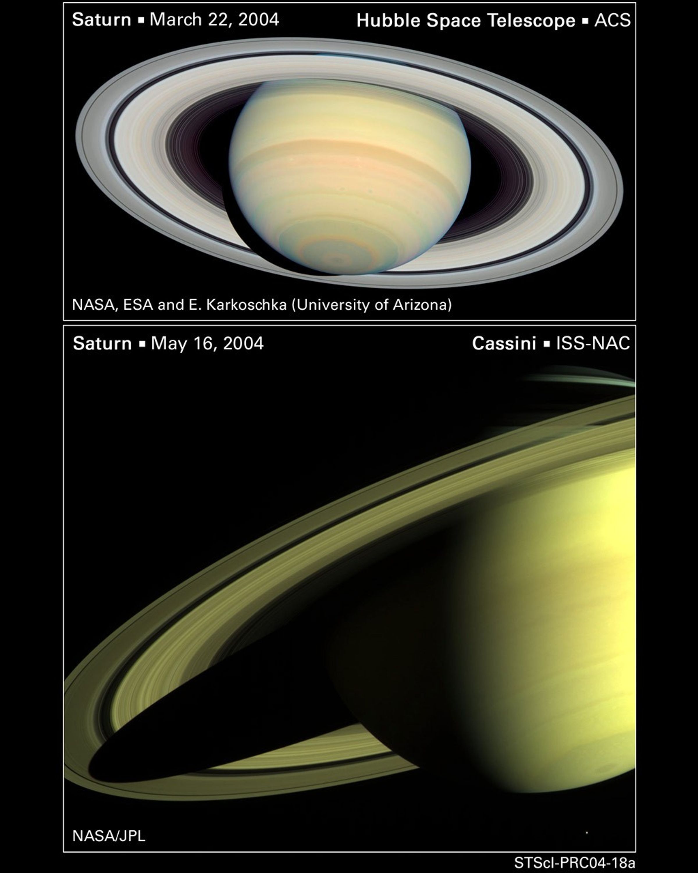 Saturn Seen from Far and Near