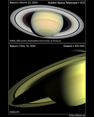 Saturn Seen from Far and Near