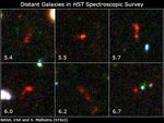 Hubble Takes Faintest Spectroscopic Survey of Distant Galaxies