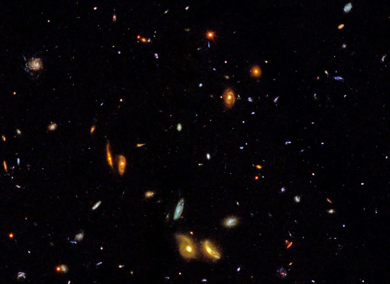 Sample Frame from IMAX Film "Hubble: Galaxies Across Space and Time"