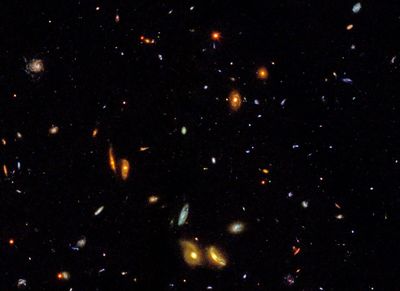 Sample Frame from IMAX Film “Hubble: Galaxies Across Space and Time”