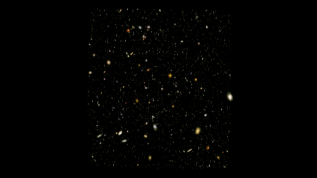 Hubble Ultra Deep Field 3-D Fly-Thru