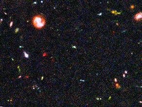 Hubble Ultra Deep Field Most-Distant Galaxy Candidates – Close-up 1