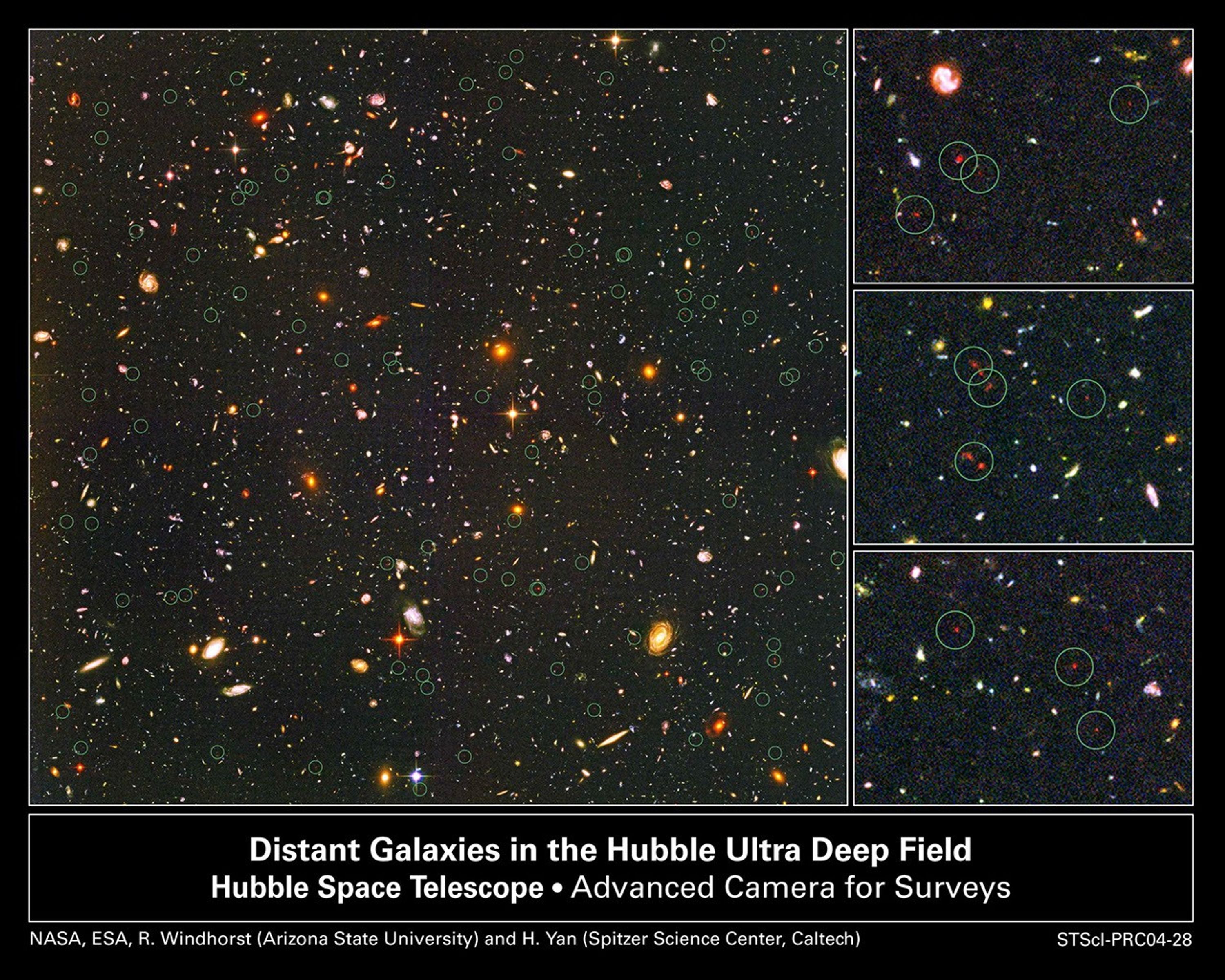 Farthest Objects Ever Seen Pinpointed in the Hubble Ultra Deep Field