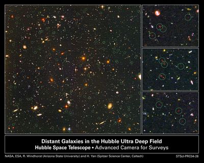 Farthest Objects Ever Seen Pinpointed in the Hubble Ultra Deep Field