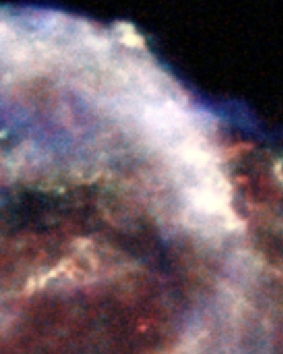 Chandra X-ray Observatory: Kepler's Supernova Remnant (close-up, X-ray data)