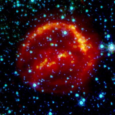 Spitzer Space Telescope: Kepler’s Supernova Remnant (infrared data)