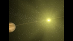Artist's Concept of a Debris Disk Outside a Planetary System
