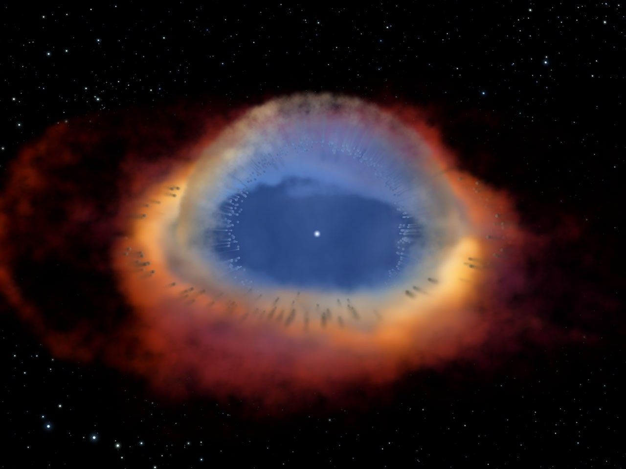 Helix Nebula Model