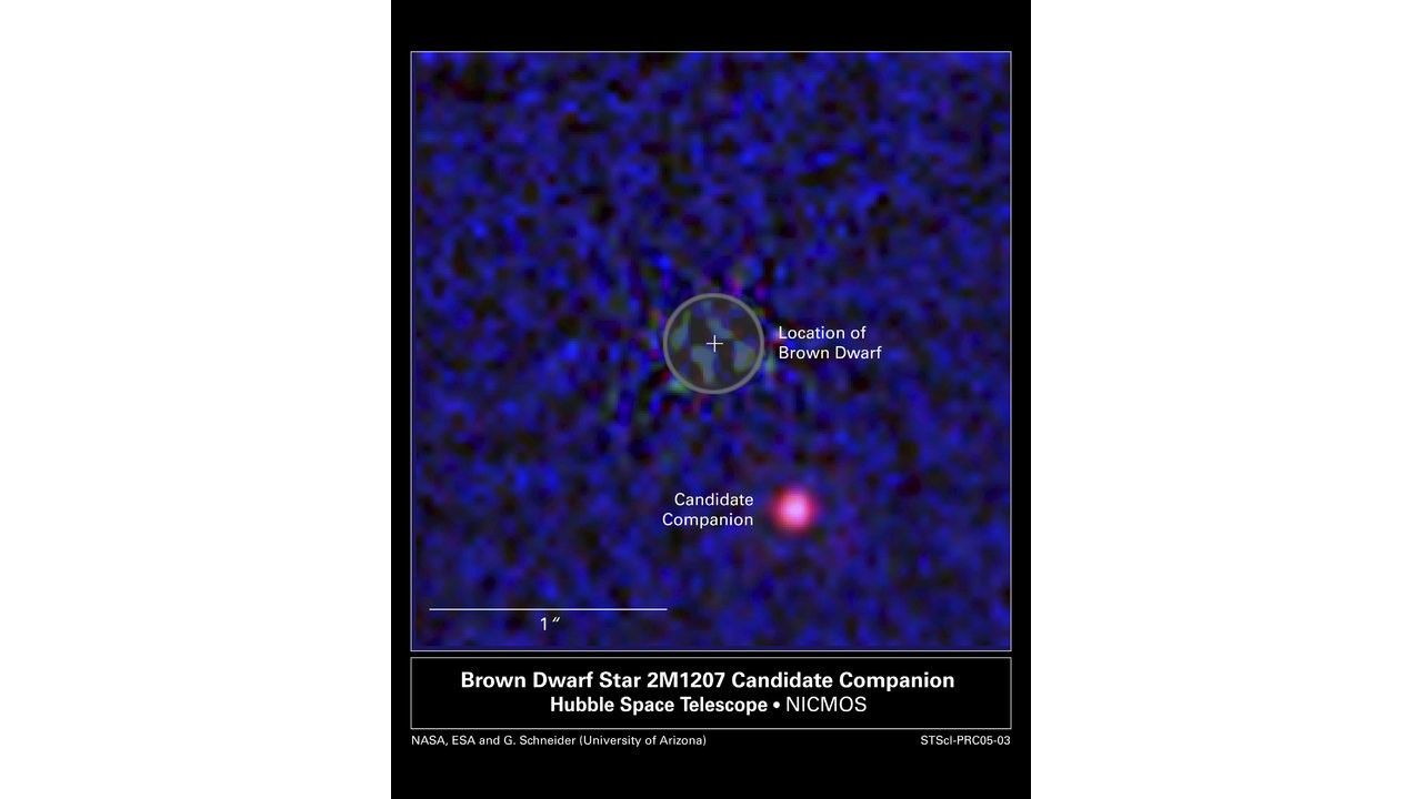 Hubble Infrared View of Extrasolar Planet Candidate