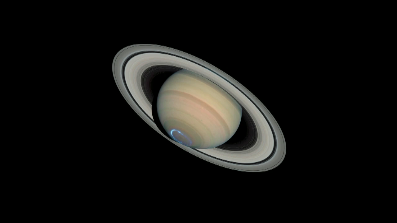 Saturn's Aurora: Ring of Light