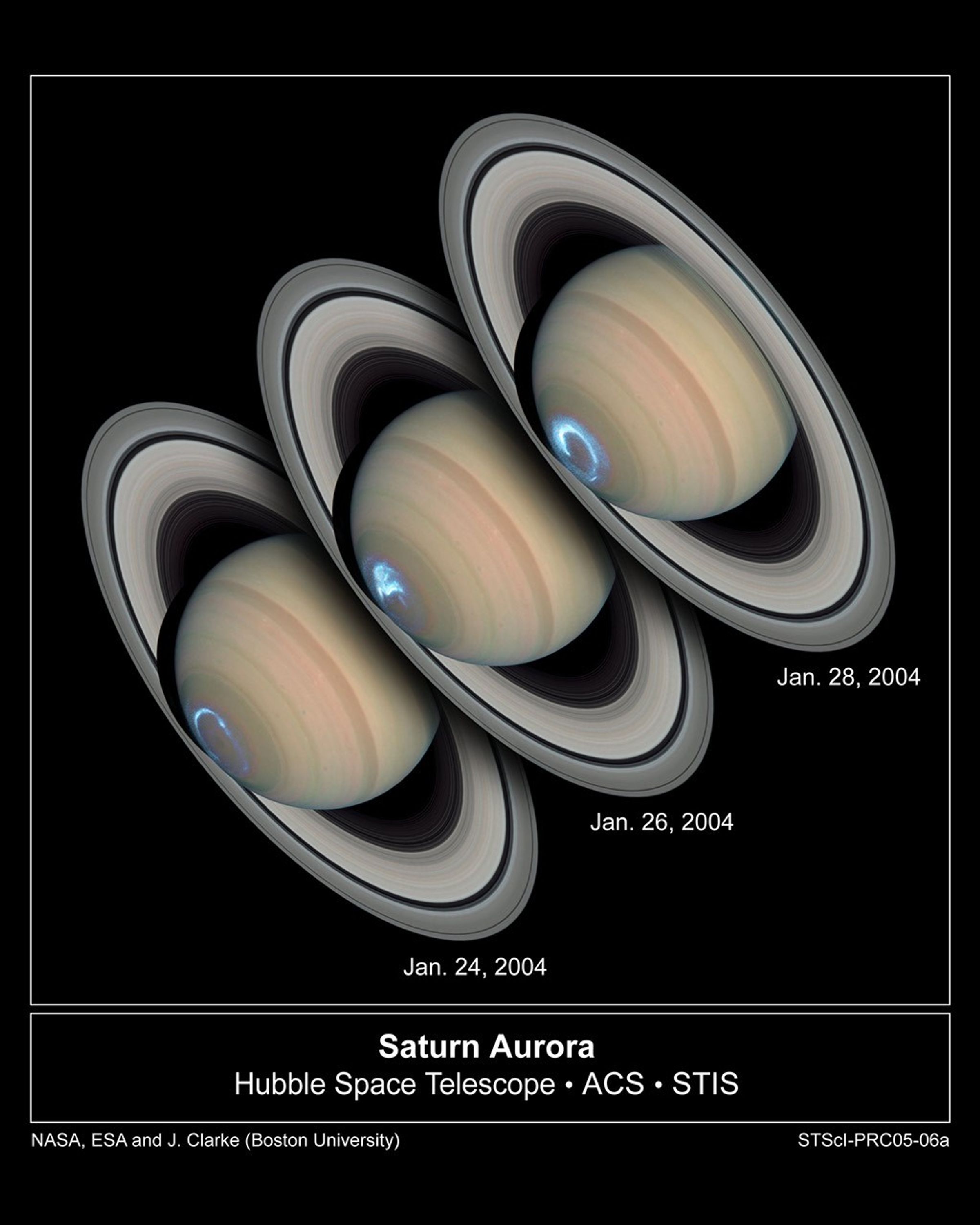 Saturn's Dynamic Auroras