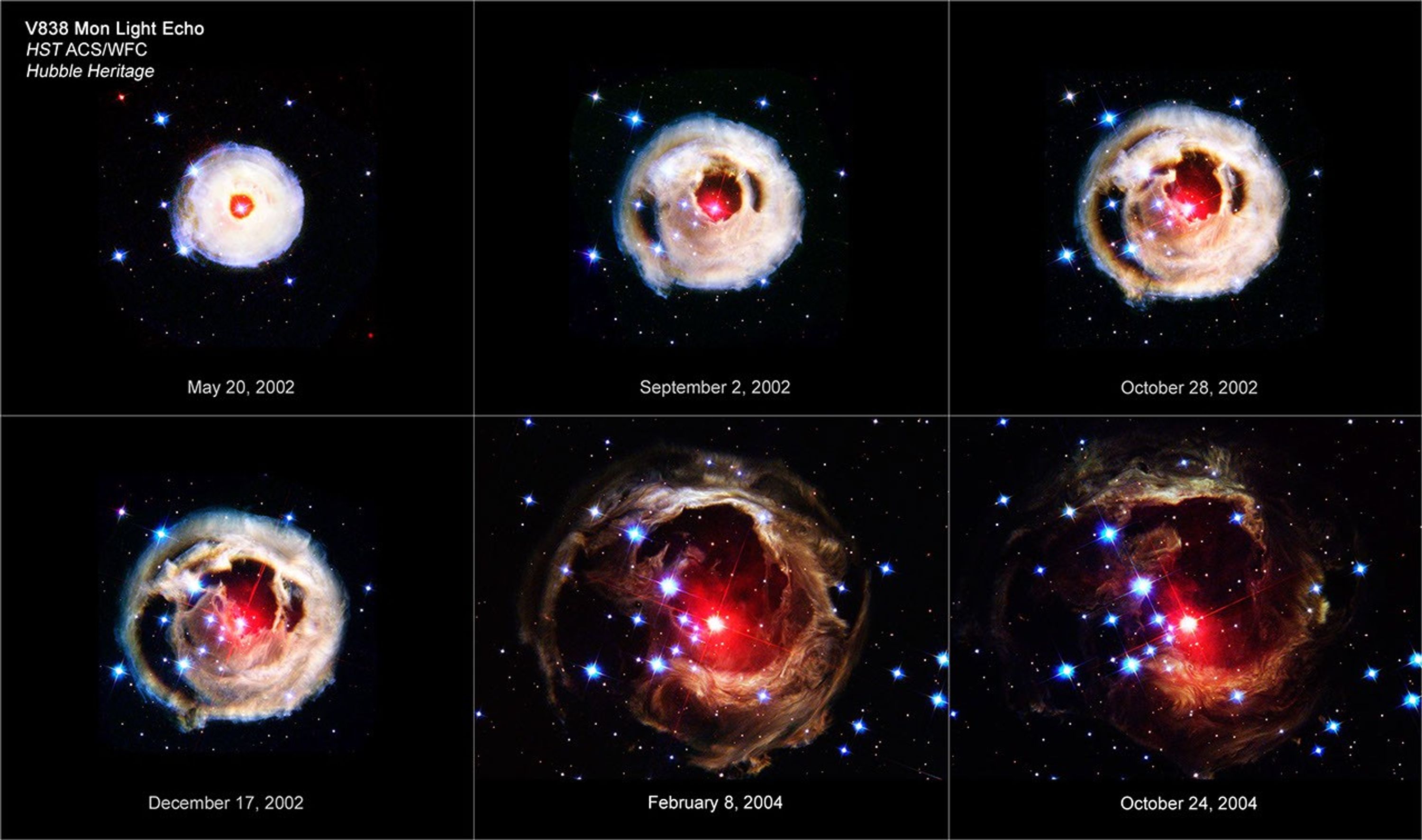 The Expanding Light Echo of Red Supergiant Star V838 Monocerotis