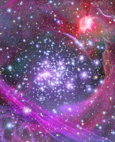 Artist’s Concept of the Arches Cluster