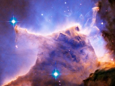 Eagle Nebula (M16) Pillar Detail: Portion of Top