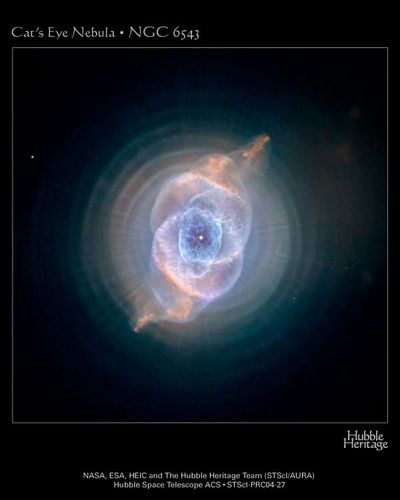 The Cat’s Eye Nebula’s Intricate Layers