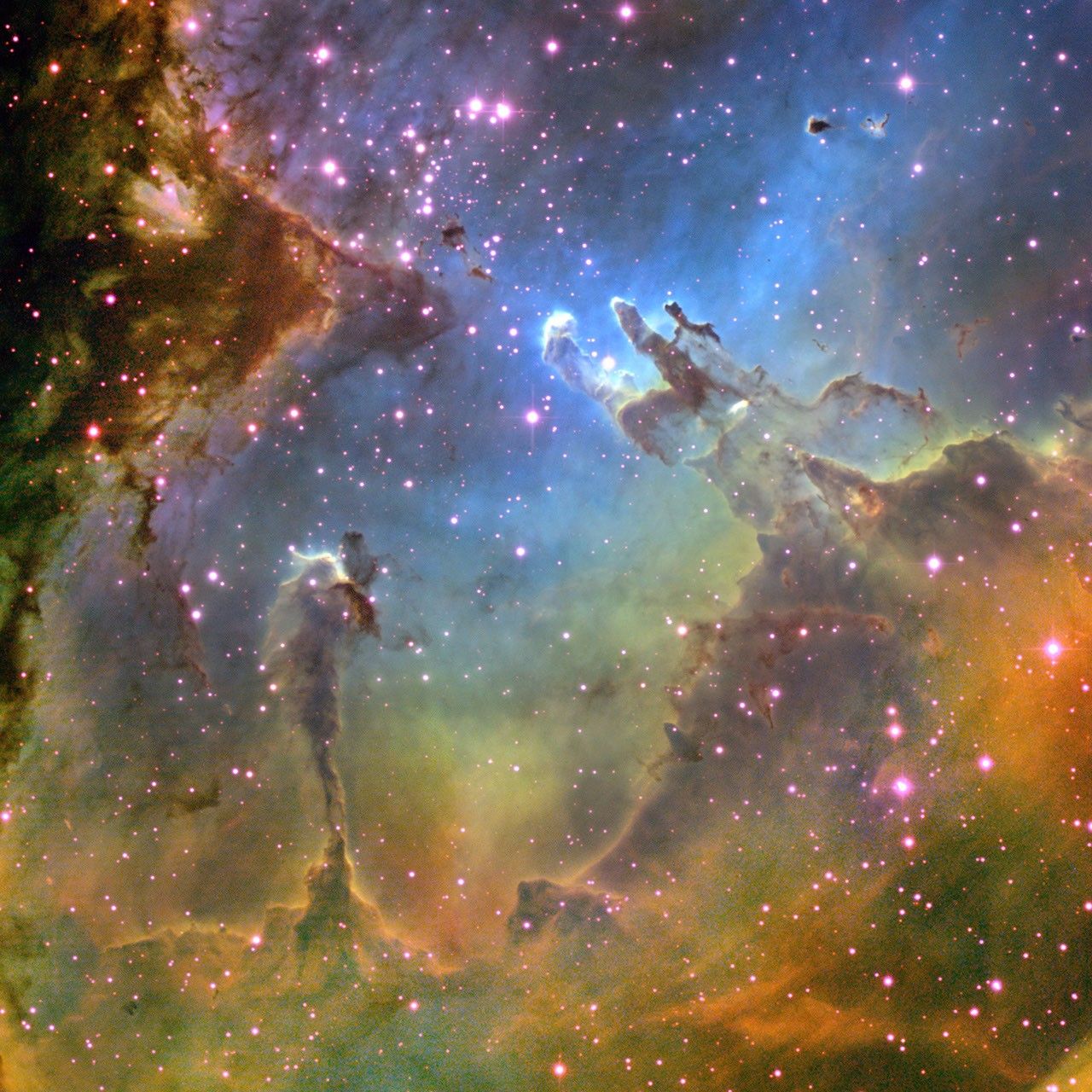 Wide-Field Image of the Eagle Nebula