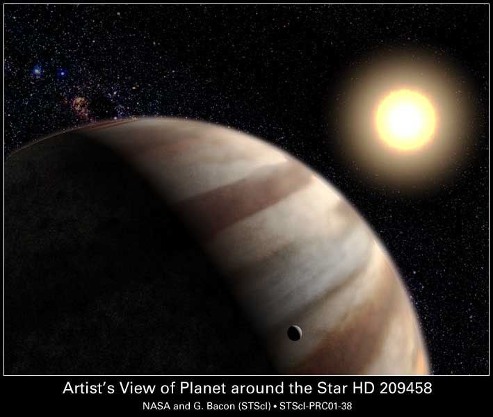 Artist's Concept – "Hot Jupiter" Around the Star HD 209458