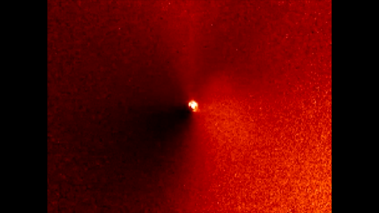 Transition Sequence of Dust Jet