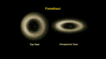 Simulation of Fomalhaut Planet and Ring – Face-on and Inclined