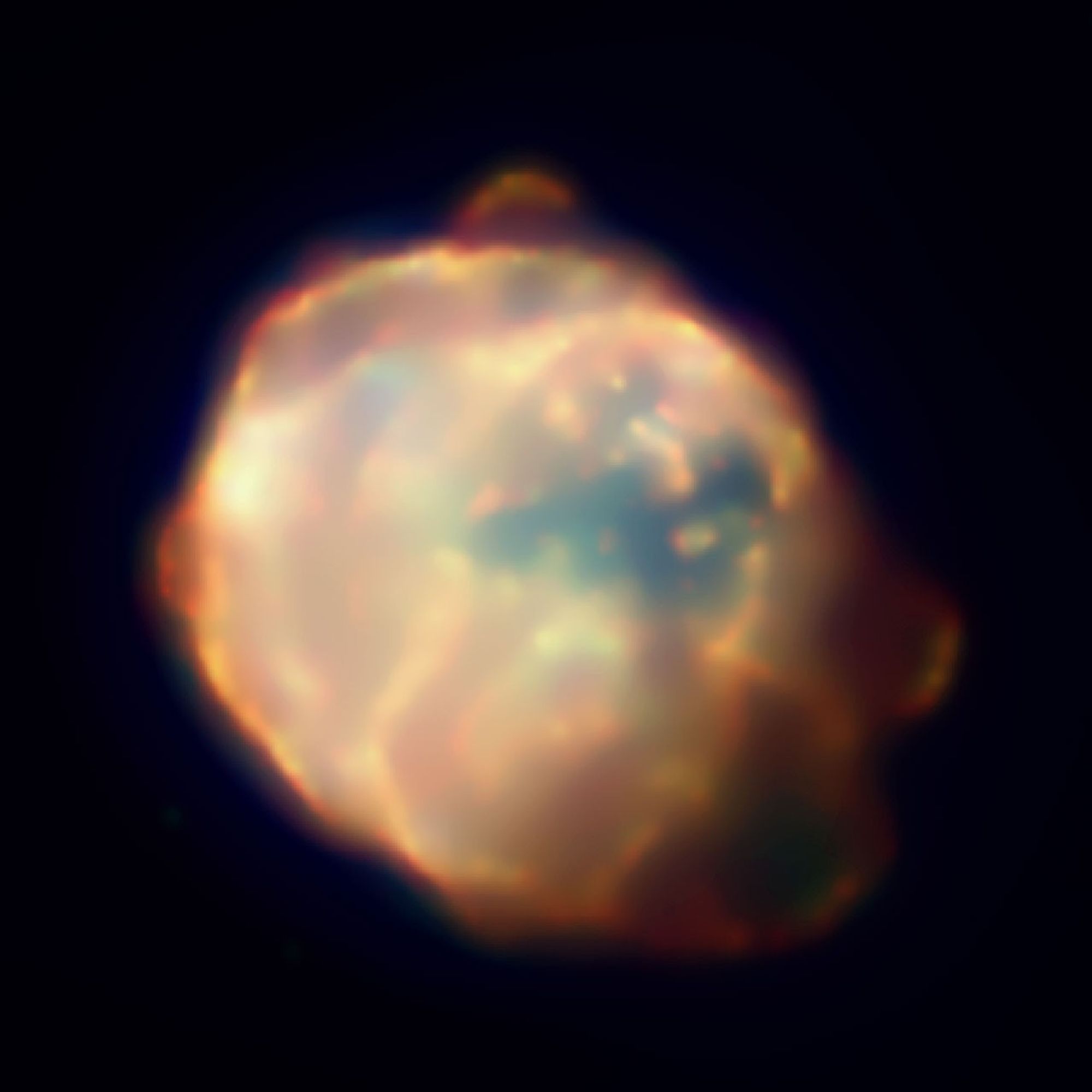 Chandra 3-Color X-ray Image of N 63A