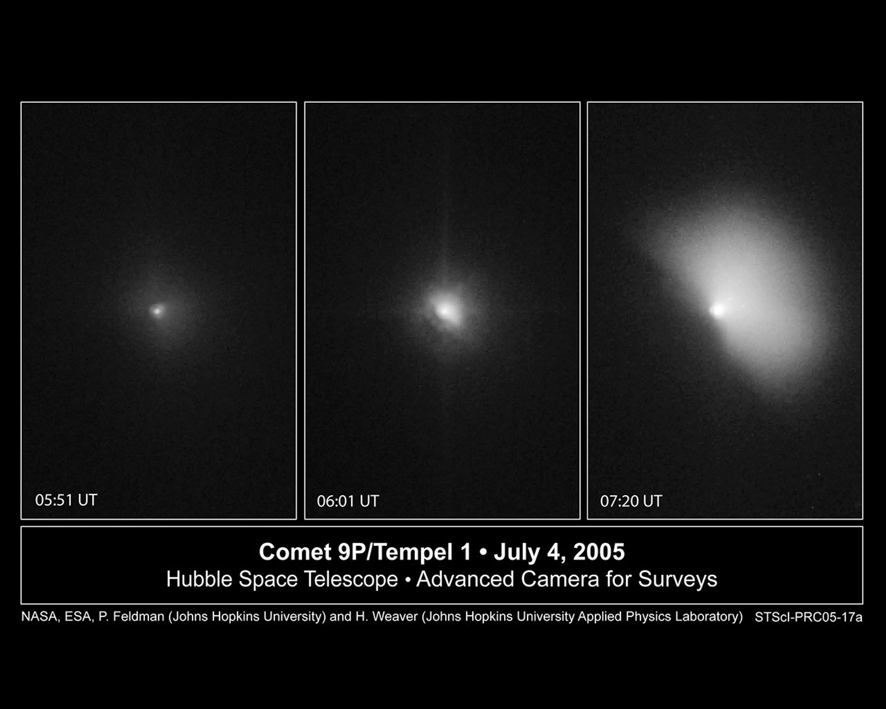 Deep Impact Space Probe Collides With Comet