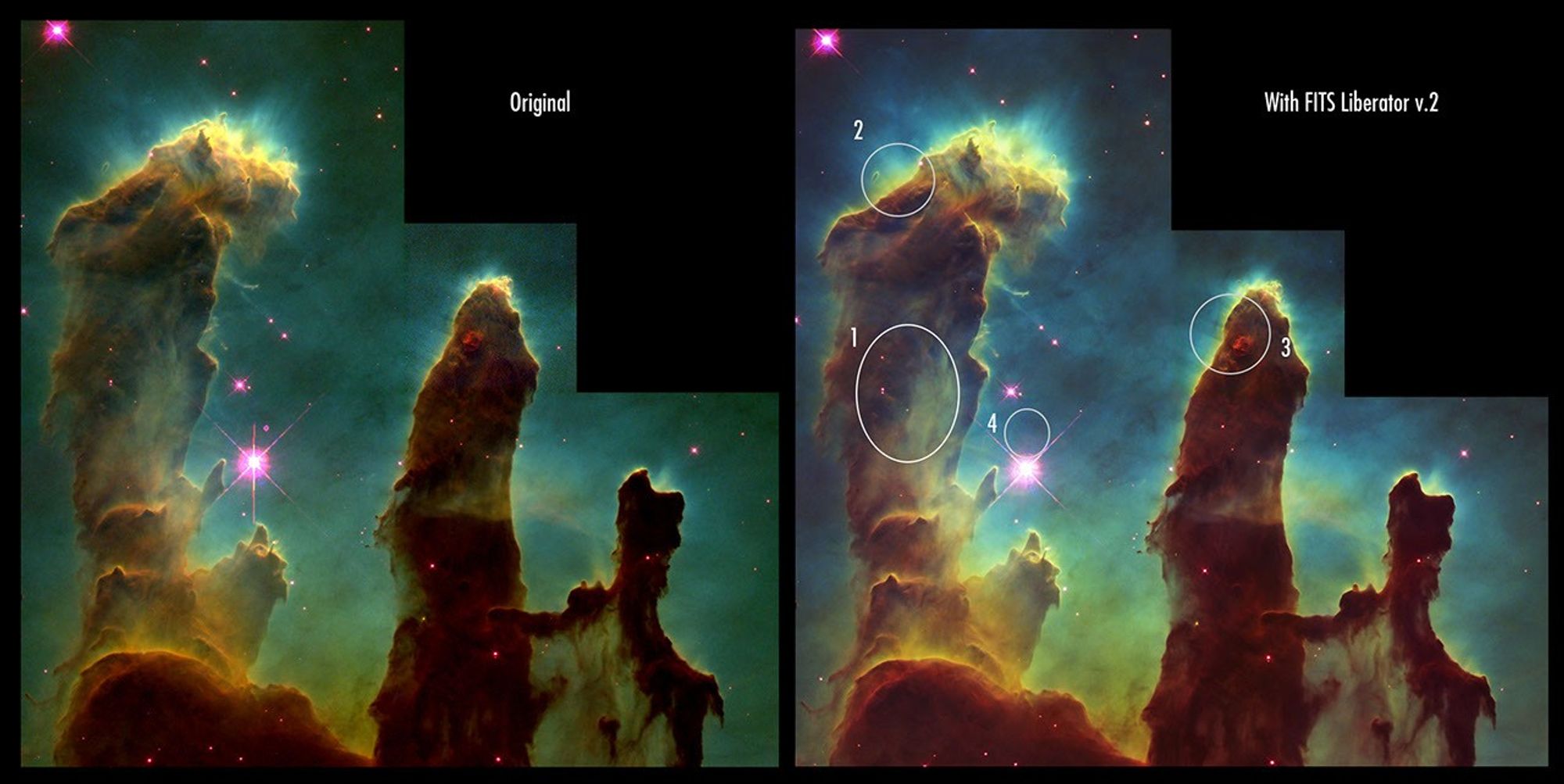 Make Your Own Eagle Nebula "Pillars of Creation"