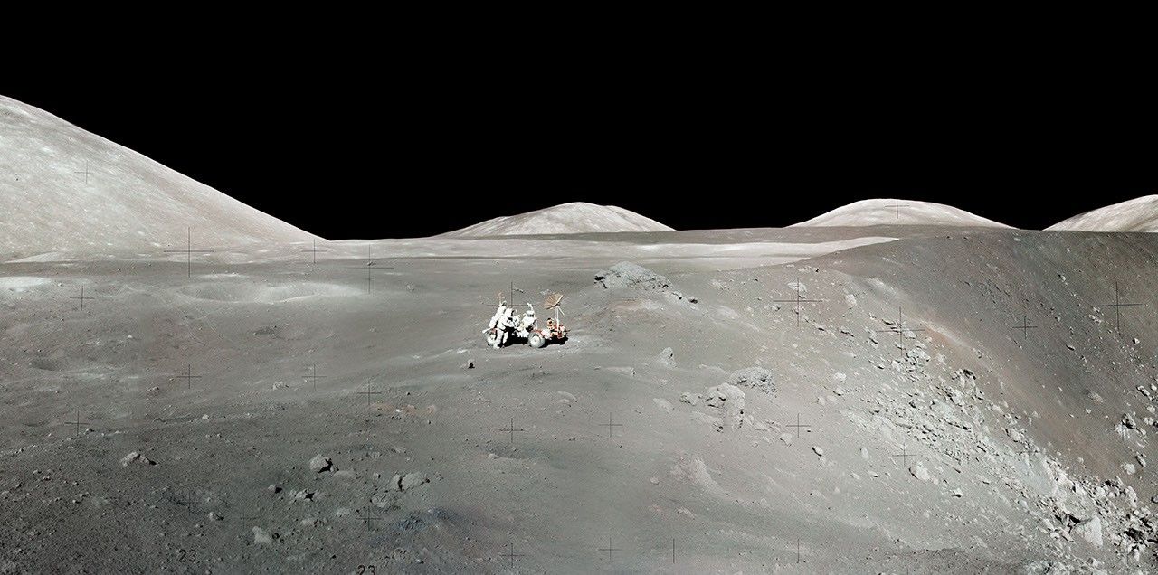 Apollo 17 Astronaut's Snapshot of Taurus-Littrow Valley