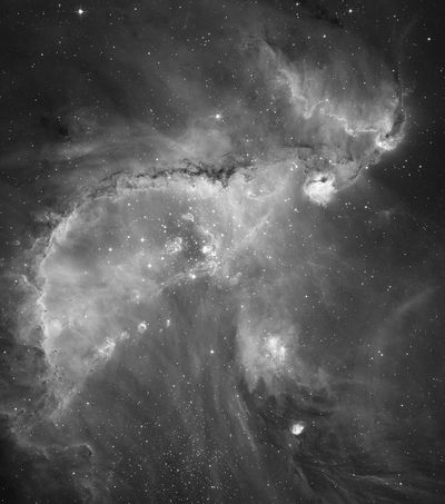 Hubble’s Black and White View of the Universe