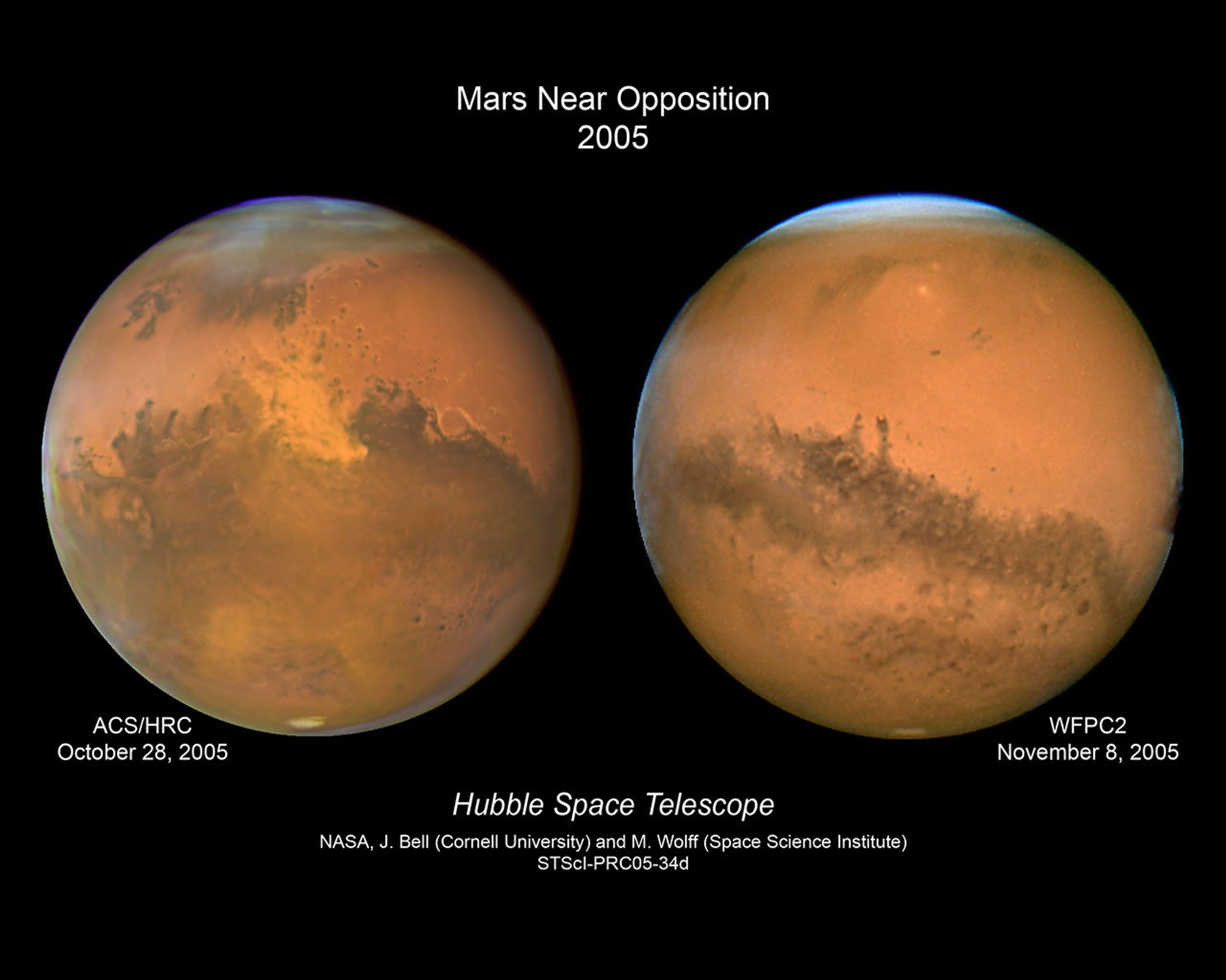 Two Views of Mars