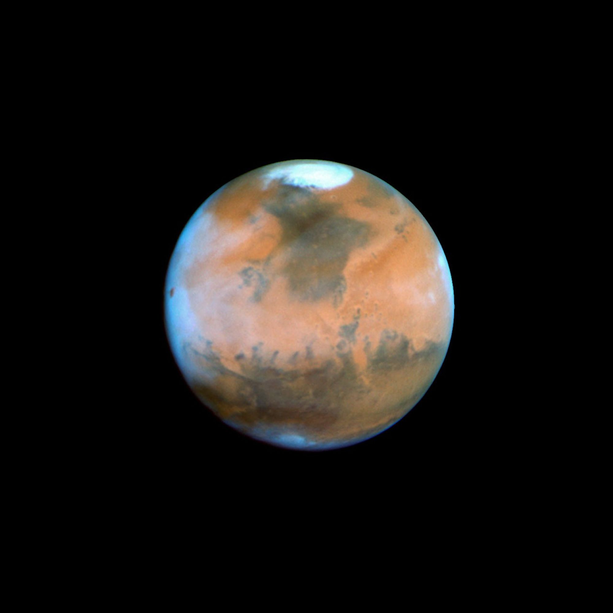 Mars Near Opposition 1995-2005: 1995
