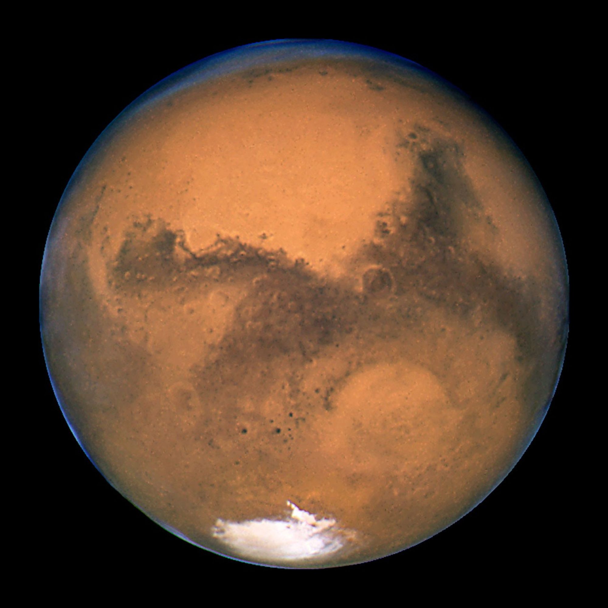 Mars Near Opposition 1995-2005: 2003