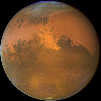 A Dust Storm on Mars