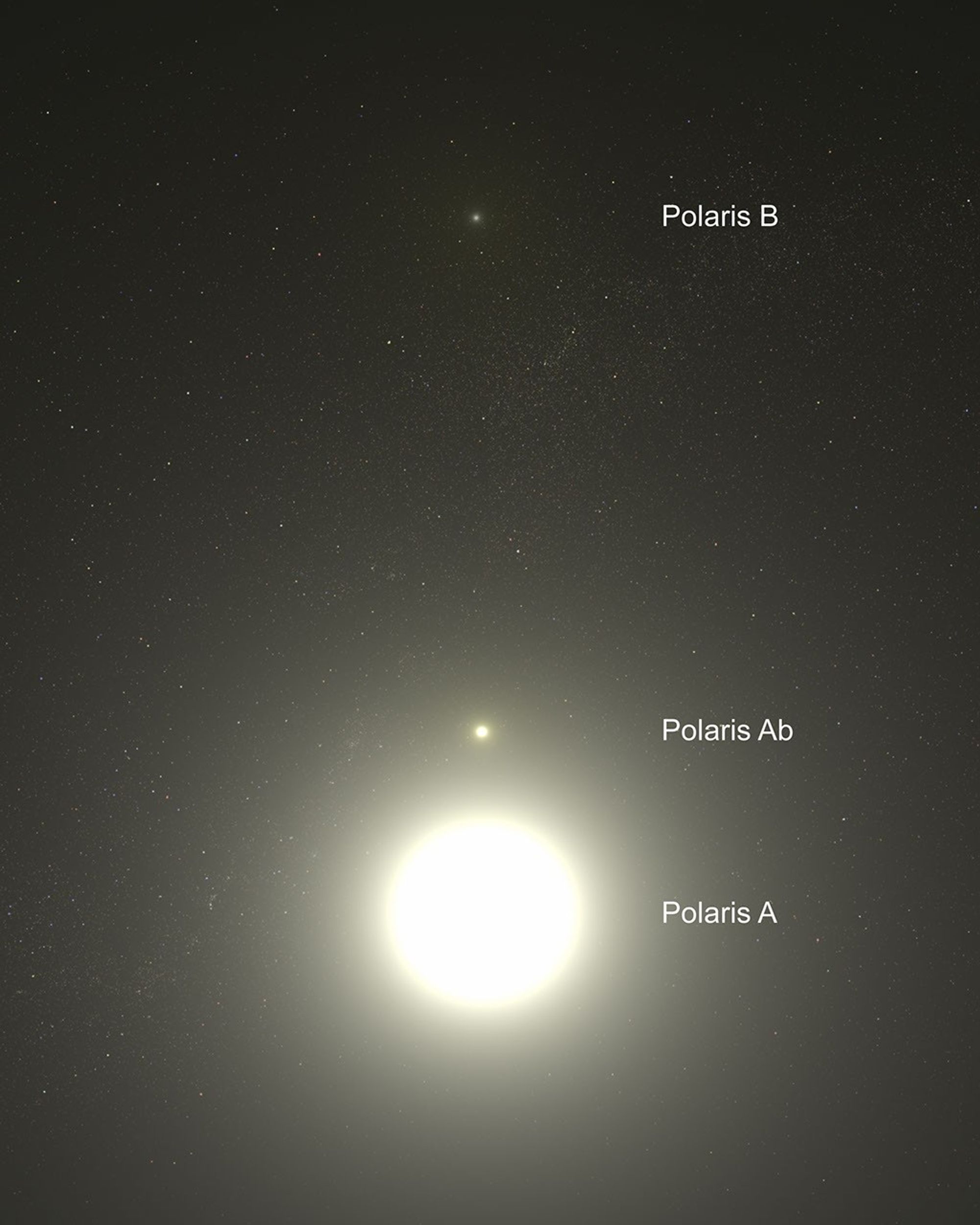Artist's Concept of Polaris System - Annotated