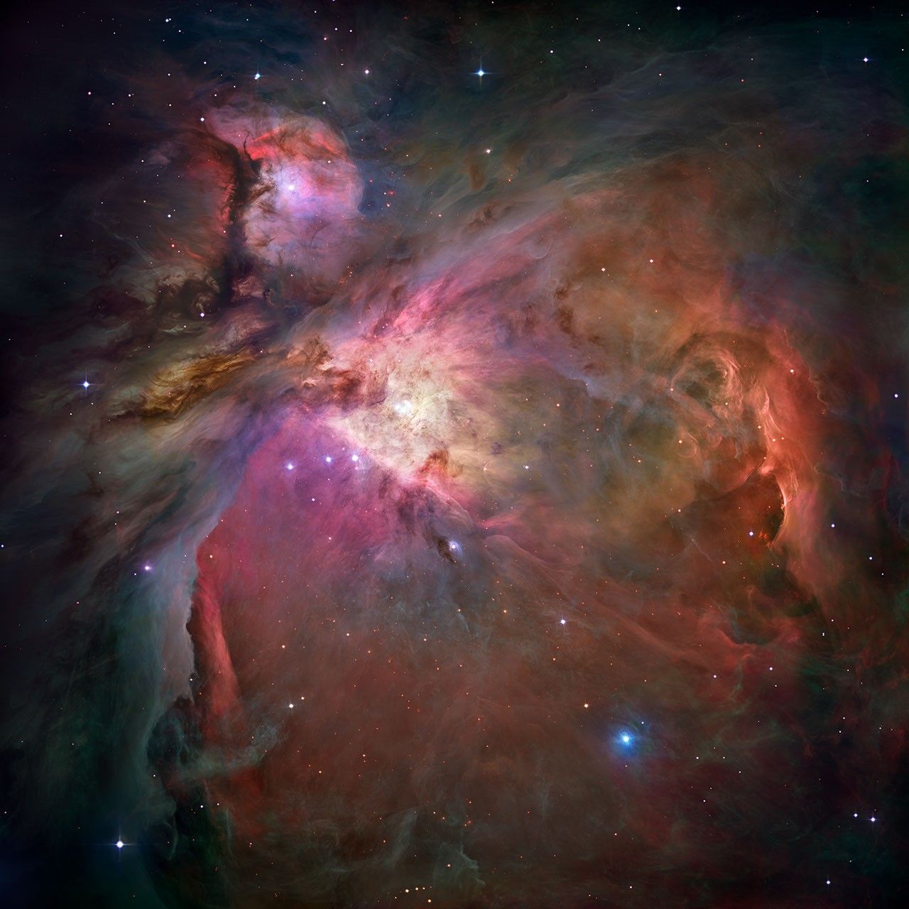 Hubble's panoramic view of the Orion Nebula