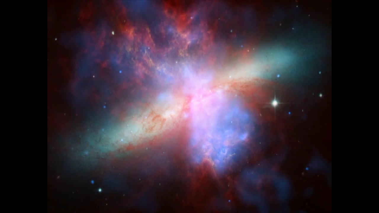 M82 Great Observatories – Chandra/Spitzer/Hubble
