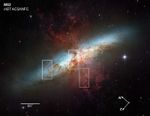 Compass and Sacle File for Detailed Images of M82